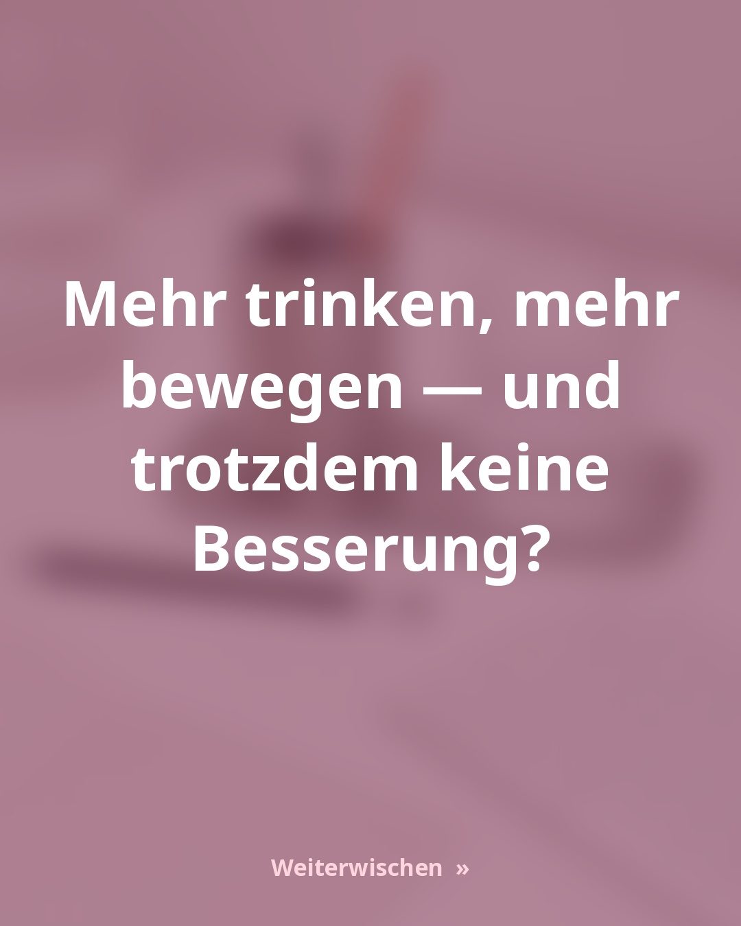 Verstopfung: Mehr trinken ist selten die Lösung