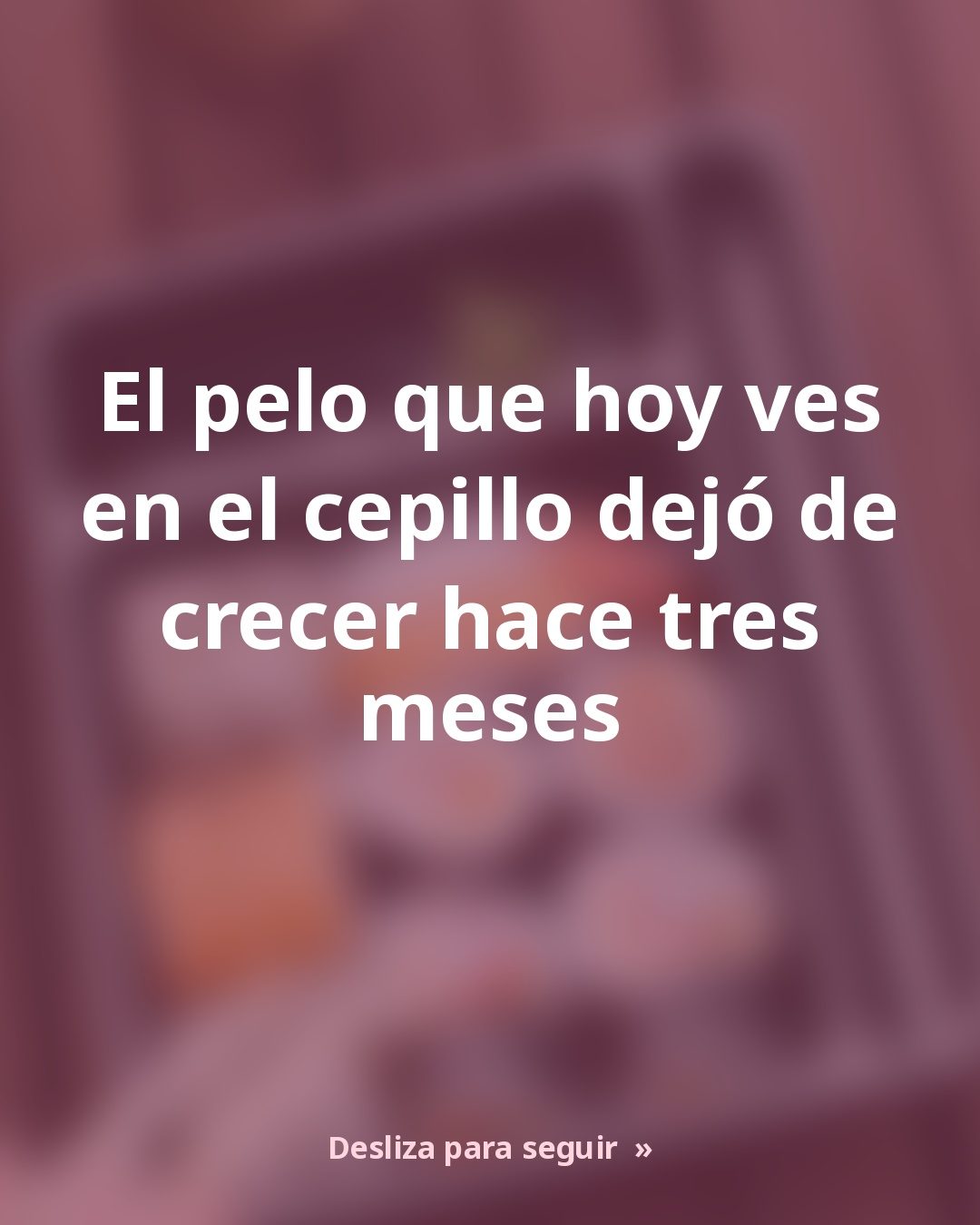 La caída del pelo no empieza en la ducha: empezó hace tres meses