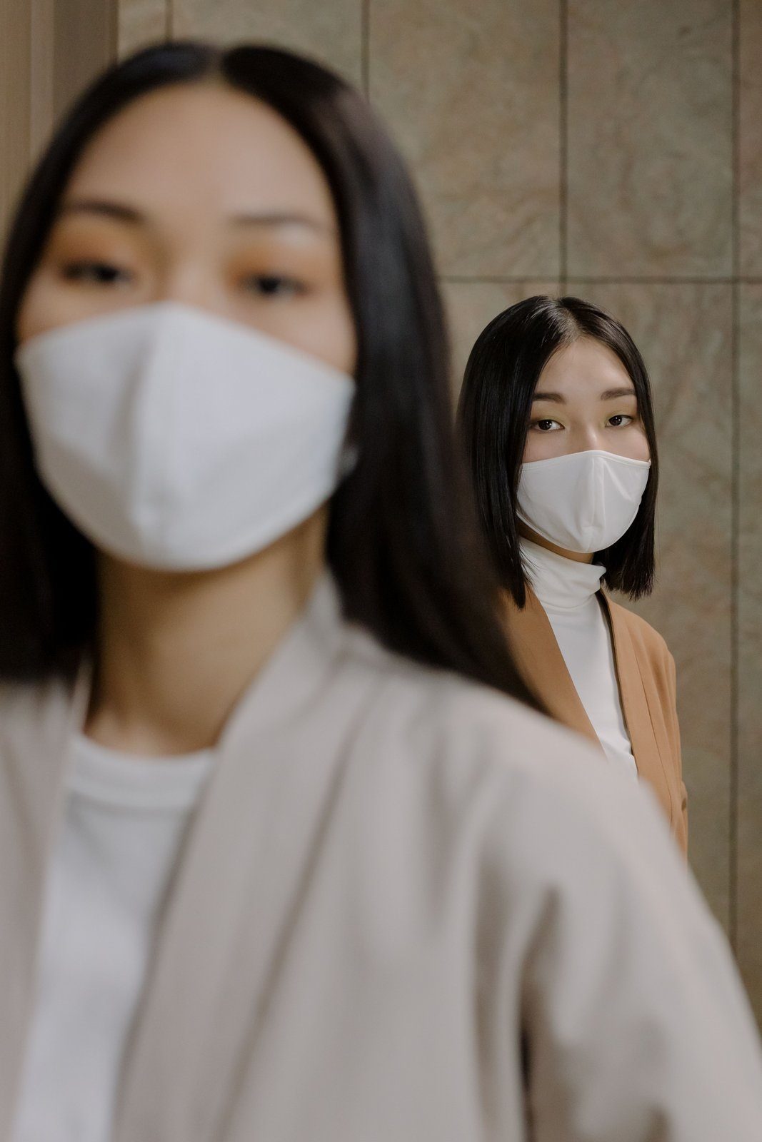 얼굴에 밀착된 마스크, 미세먼지가 기관지까지 들어가기 전에 걸러내요
